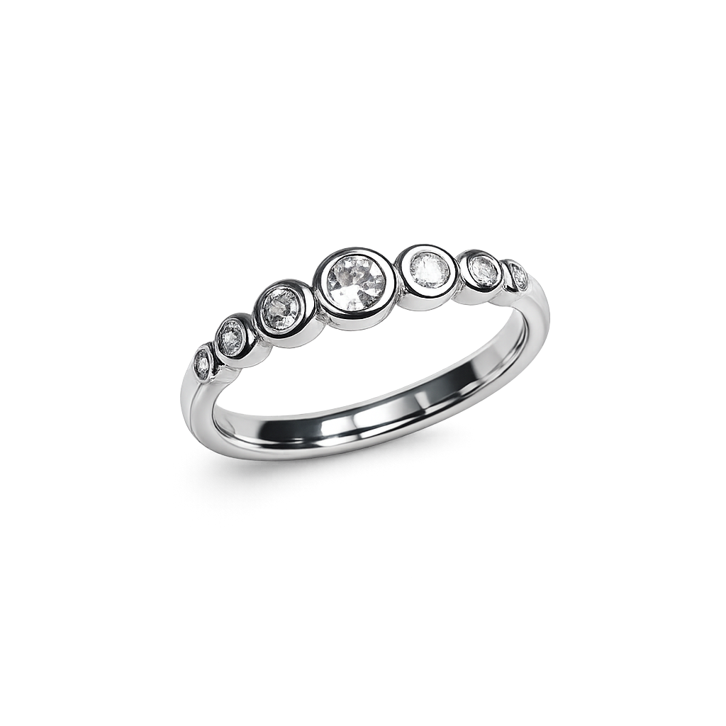 925 Silver Studded Band