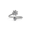925 Silver Floral Ring