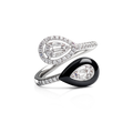 Yin Yan 925 Silver Ring