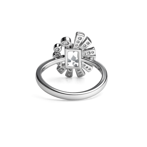 Aurora Fan 925 Silver Ring