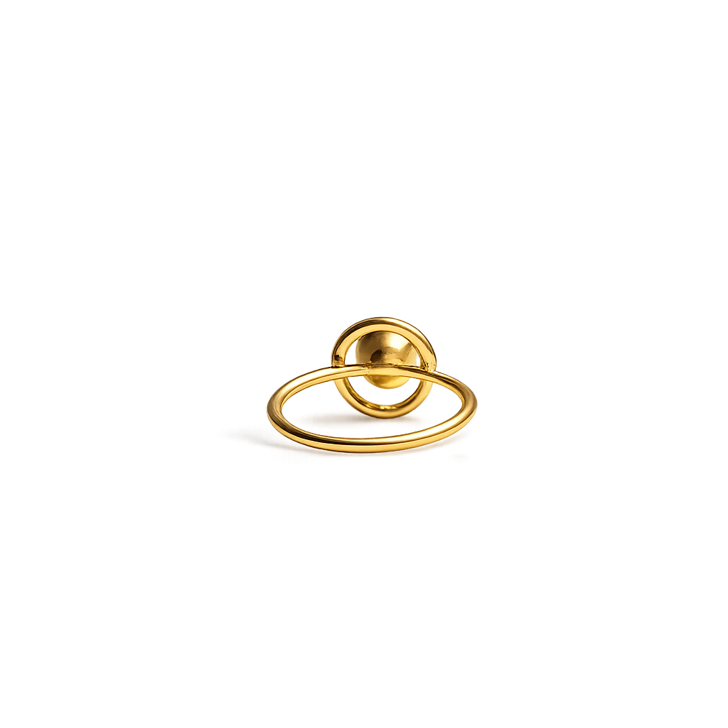 Cirque 925 Silver Gold Plated Ring