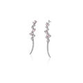 Vine 925 Silver Leaf Earrings