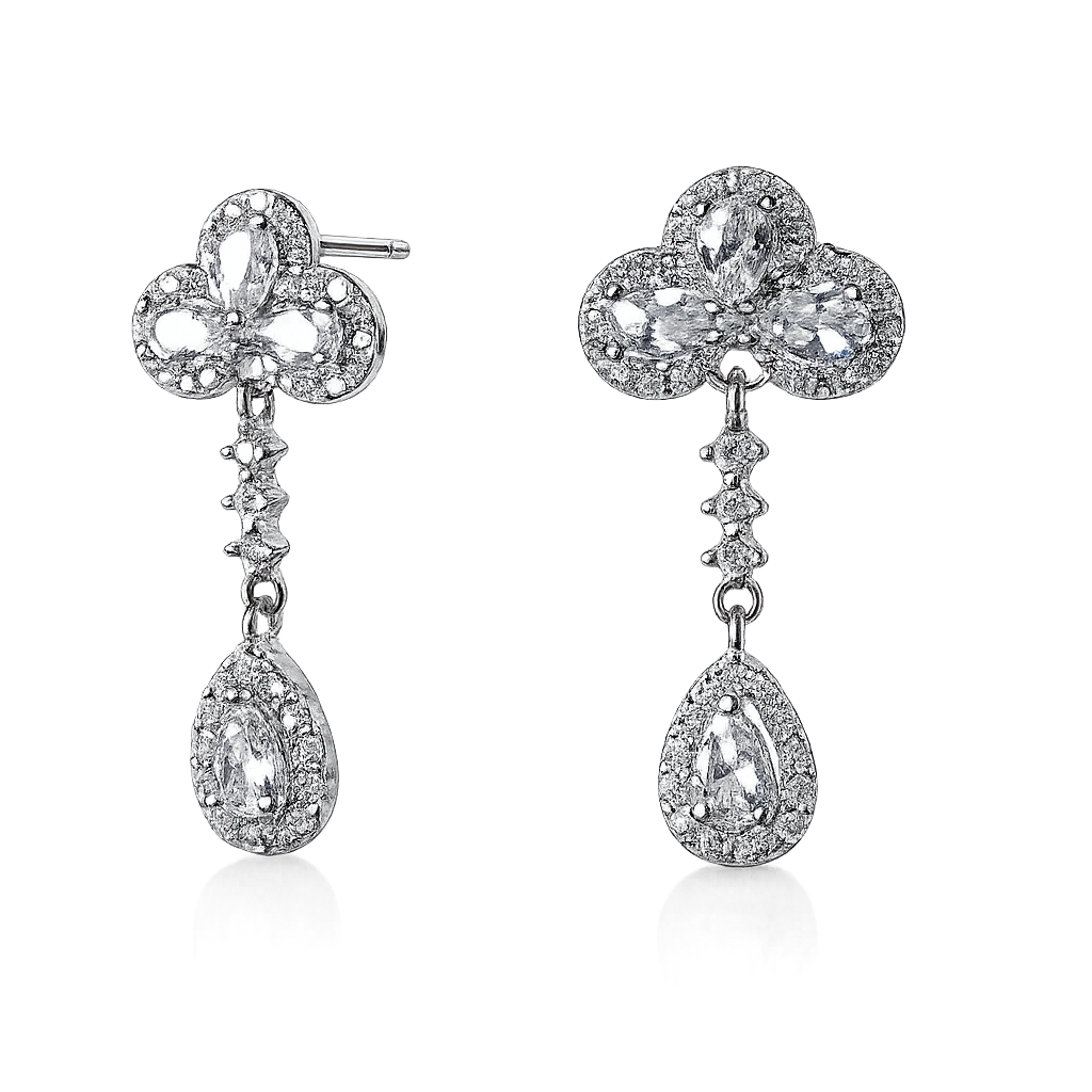 Dew Drizzle 925 Silver Earrings