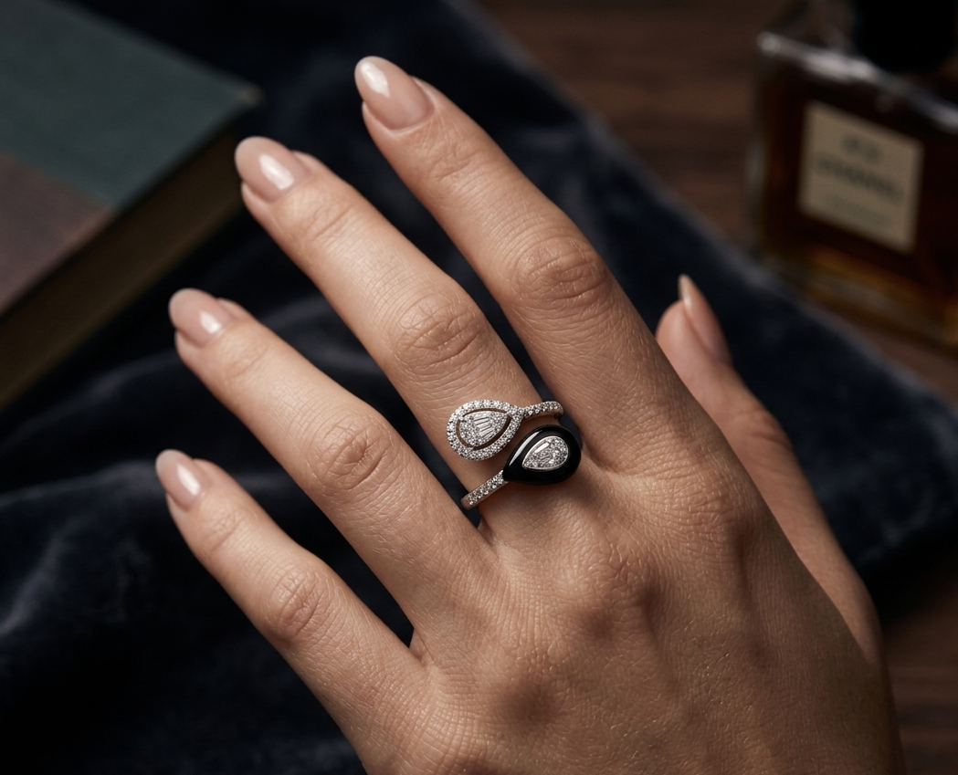 Yin Yang 925 Silver Ring